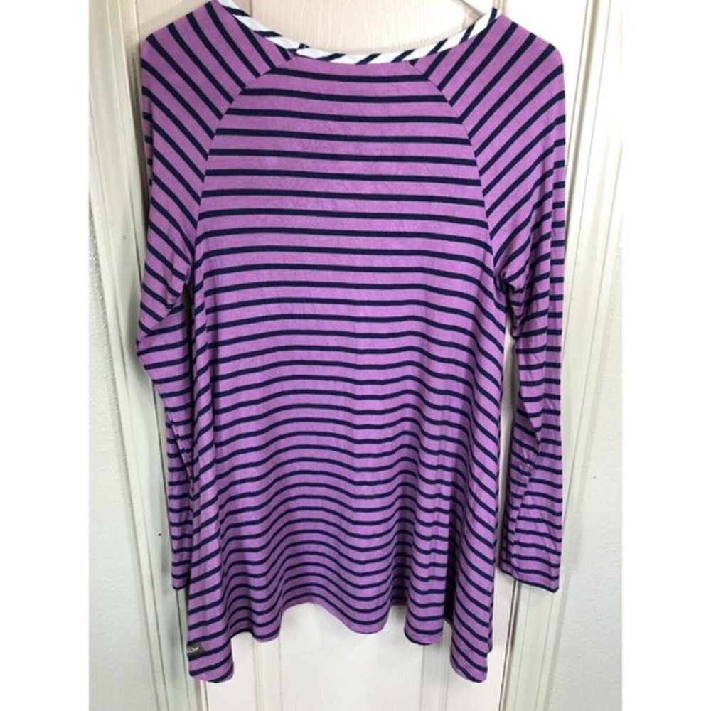 Matilda Jane Womens SM Purple Swing Tunic Shirt with Pockets - Picture 2 of 3